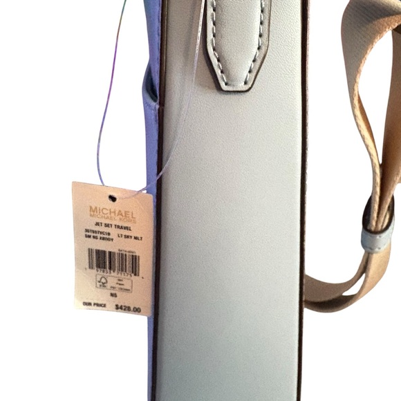 Michael Kors Jet Set Small Studded Patchwork and Signature Logo Crossbody - Picture 8 of 12